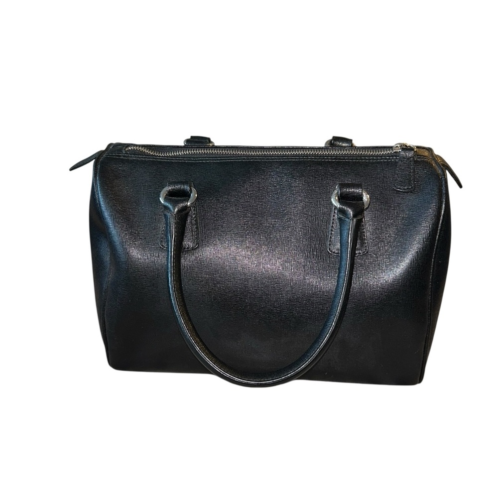 Furla Black Leather Satchel Bag - Picture 5 of 12